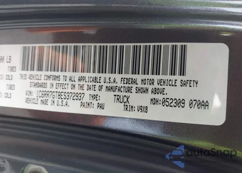 2014 Ram 1500 Slt from USA, damaged, VIN 1C6RR7GT8ES372937
